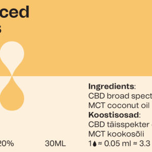 10 ml CBD täisspekter õli 30%